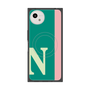 プレミアムスクエアケース with SnapMag［ オリジナル - initial color line - N green ］