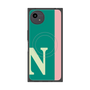 プレミアムスクエアケース with SnapMag［ オリジナル - initial color line - N green ］