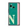 プレミアムスクエアケース with SnapMag［ オリジナル - initial color line - N green ］