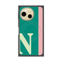 プレミアムスクエアケース with SnapMag［ オリジナル - initial color line - N green ］