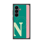 プレミアムスクエアケース with SnapMag［ オリジナル - initial color line - N green ］