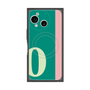 プレミアムスクエアケース with SnapMag［ オリジナル - initial color line - O green ］