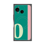 プレミアムスクエアケース with SnapMag［ オリジナル - initial color line - O green ］