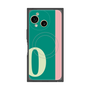プレミアムスクエアケース with SnapMag［ オリジナル - initial color line - O green ］