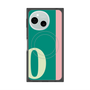 プレミアムスクエアケース with SnapMag［ オリジナル - initial color line - O green ］