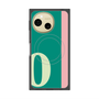 プレミアムスクエアケース with SnapMag［ オリジナル - initial color line - O green ］