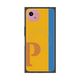 プレミアムスクエアケース with SnapMag［ オリジナル - initial color line - P orange ］