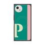 プレミアムスクエアケース with SnapMag［ オリジナル - initial color line - P green ］