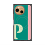 プレミアムスクエアケース with SnapMag［ オリジナル - initial color line - P green ］