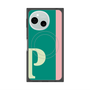 プレミアムスクエアケース with SnapMag［ オリジナル - initial color line - P green ］