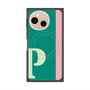 プレミアムスクエアケース with SnapMag［ オリジナル - initial color line - P green ］