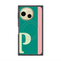プレミアムスクエアケース with SnapMag［ オリジナル - initial color line - P green ］