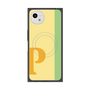 プレミアムスクエアケース with SnapMag［ オリジナル - initial color line - P yellow ］