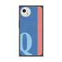 プレミアムスクエアケース with SnapMag［ オリジナル - initial color line - Q blue ］