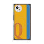 プレミアムスクエアケース with SnapMag［ オリジナル - initial color line - Q orange ］