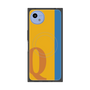 プレミアムスクエアケース with SnapMag［ オリジナル - initial color line - Q orange ］