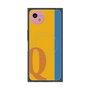 プレミアムスクエアケース with SnapMag［ オリジナル - initial color line - Q orange ］