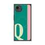 プレミアムスクエアケース with SnapMag［ オリジナル - initial color line - Q green ］