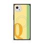 プレミアムスクエアケース with SnapMag［ オリジナル - initial color line - Q yellow ］