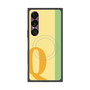 プレミアムスクエアケース with SnapMag［ オリジナル - initial color line - Q yellow ］