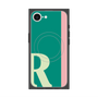 プレミアムスクエアケース with SnapMag［ オリジナル - initial color line - R green ］