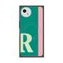 プレミアムスクエアケース with SnapMag［ オリジナル - initial color line - R green ］