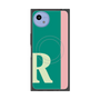 プレミアムスクエアケース with SnapMag［ オリジナル - initial color line - R green ］