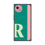 プレミアムスクエアケース with SnapMag［ オリジナル - initial color line - R green ］