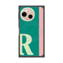 プレミアムスクエアケース with SnapMag［ オリジナル - initial color line - R green ］