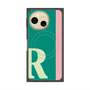 プレミアムスクエアケース with SnapMag［ オリジナル - initial color line - R green ］