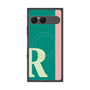 プレミアムスクエアケース with SnapMag［ オリジナル - initial color line - R green ］