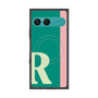 プレミアムスクエアケース with SnapMag［ オリジナル - initial color line - R green ］