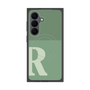 プレミアムスクエアケース with SnapMag［ オリジナル - initial two tone - R green ］