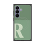 プレミアムスクエアケース with SnapMag［ オリジナル - initial two tone - R green ］