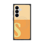 プレミアムスクエアケース with SnapMag［ オリジナル - initial two tone - S orange ］