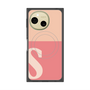 プレミアムスクエアケース with SnapMag［ オリジナル - initial two tone - S pink ］
