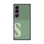 プレミアムスクエアケース with SnapMag［ オリジナル - initial two tone - S green ］