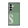 プレミアムスクエアケース with SnapMag［ オリジナル - initial two tone - S green ］