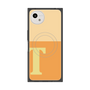プレミアムスクエアケース with SnapMag［ オリジナル - initial two tone - T orange ］