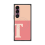 プレミアムスクエアケース with SnapMag［ オリジナル - initial two tone - T pink ］