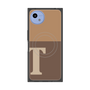 プレミアムスクエアケース with SnapMag［ オリジナル - initial two tone - T brown ］