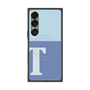 プレミアムスクエアケース with SnapMag［ オリジナル - initial two tone - T blue ］