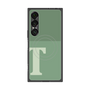 プレミアムスクエアケース with SnapMag［ オリジナル - initial two tone - T green ］