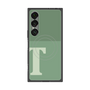プレミアムスクエアケース with SnapMag［ オリジナル - initial two tone - T green ］