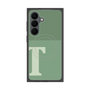 プレミアムスクエアケース with SnapMag［ オリジナル - initial two tone - T green ］