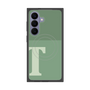プレミアムスクエアケース with SnapMag［ オリジナル - initial two tone - T green ］