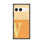 プレミアムスクエアケース with SnapMag［ オリジナル - initial two tone - V orange ］