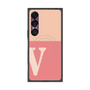 プレミアムスクエアケース with SnapMag［ オリジナル - initial two tone - V pink ］