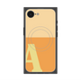 プレミアムスクエアケース with SnapMag［ オリジナル - initial two tone - A orange ］