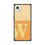 プレミアムスクエアケース with SnapMag［ オリジナル - initial two tone - W orange ］